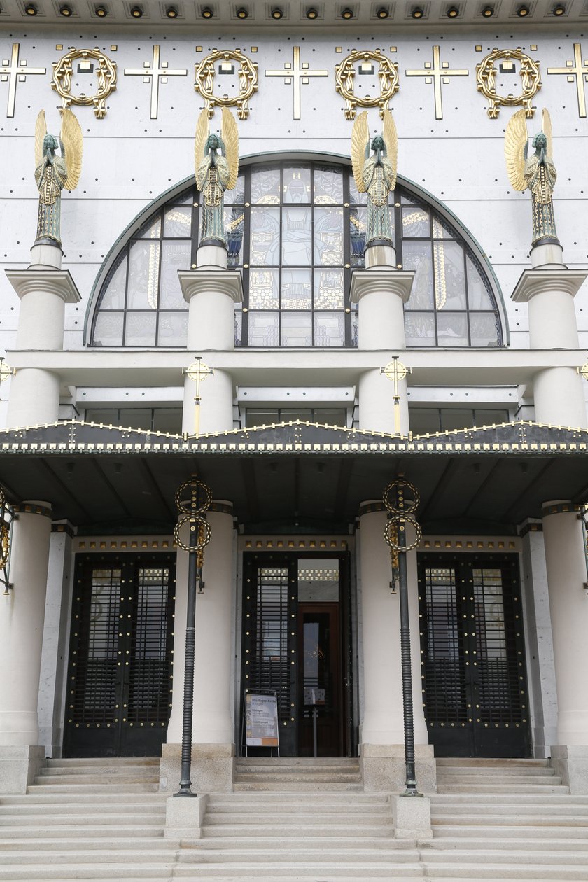 Chiesa di Am Steinhof (chiesa Leopld) progettata da Otto Wagner, Vienna, Austria (foto) da Otto Wagner