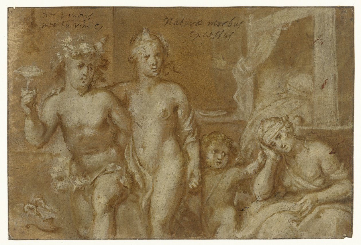 Conseguenze del rapporto con Bacco e Venere da Otto van Veen