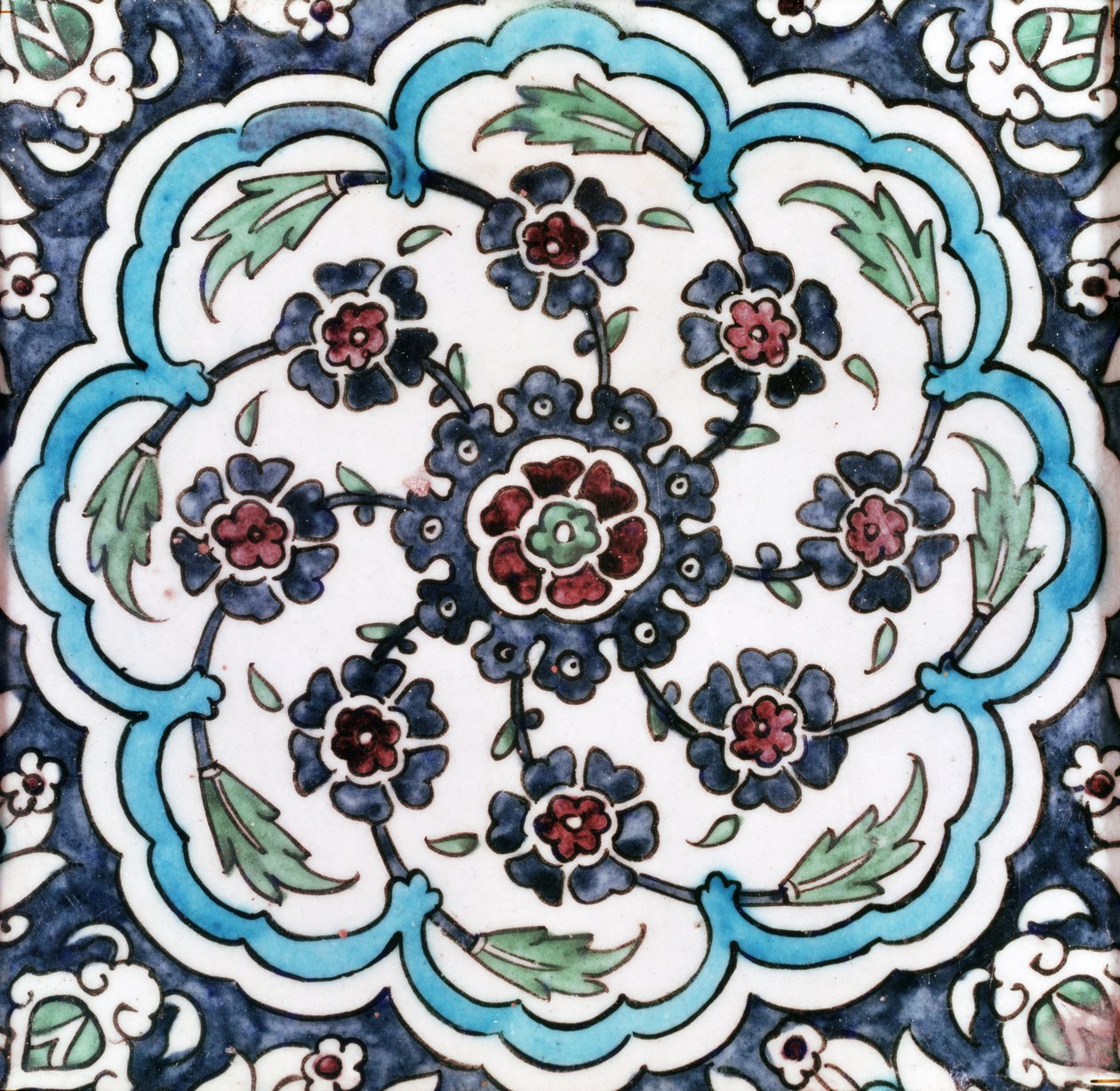 Piastrella da Ottoman School