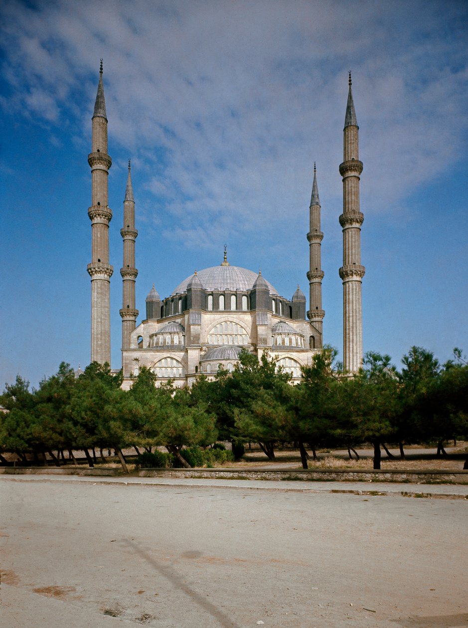 Vista della moschea (1575) da Ottoman School