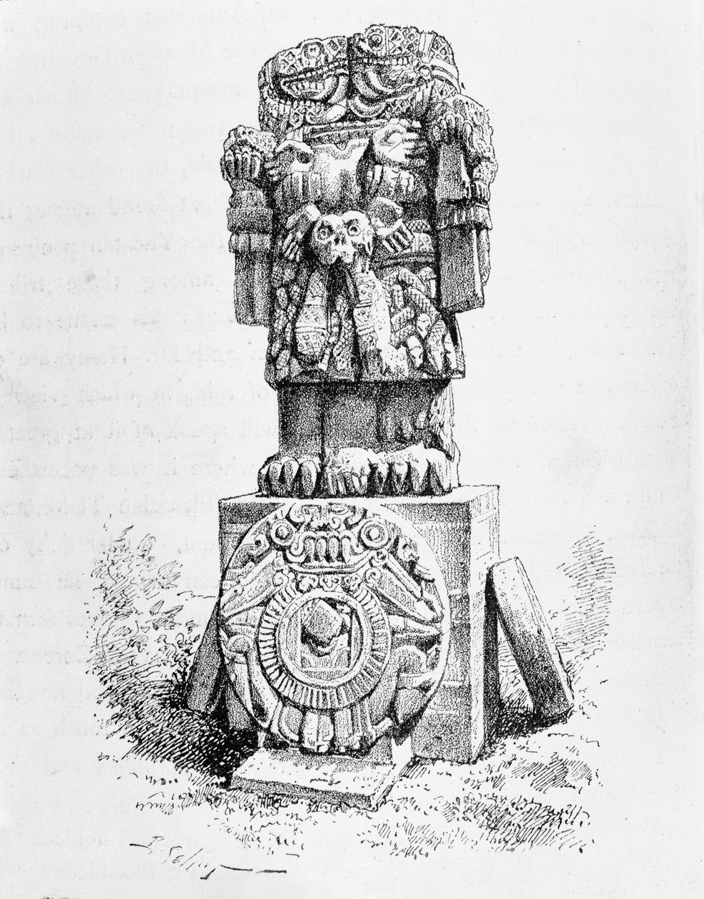 Statua della dea Coatlicue, da 