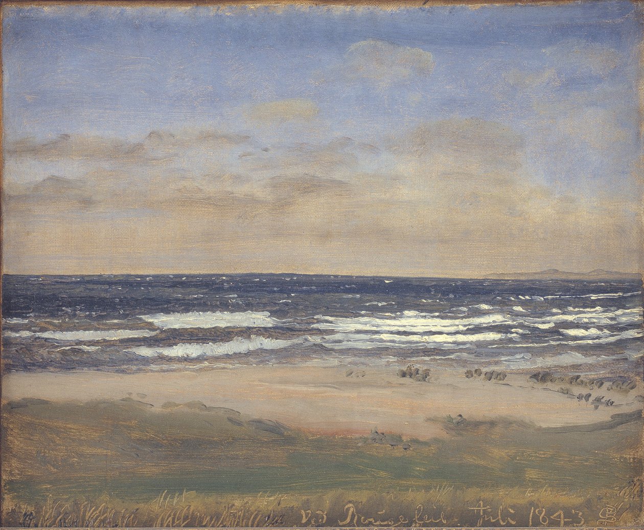 La spiaggia a Rågeleje da P.C. Skovgaard