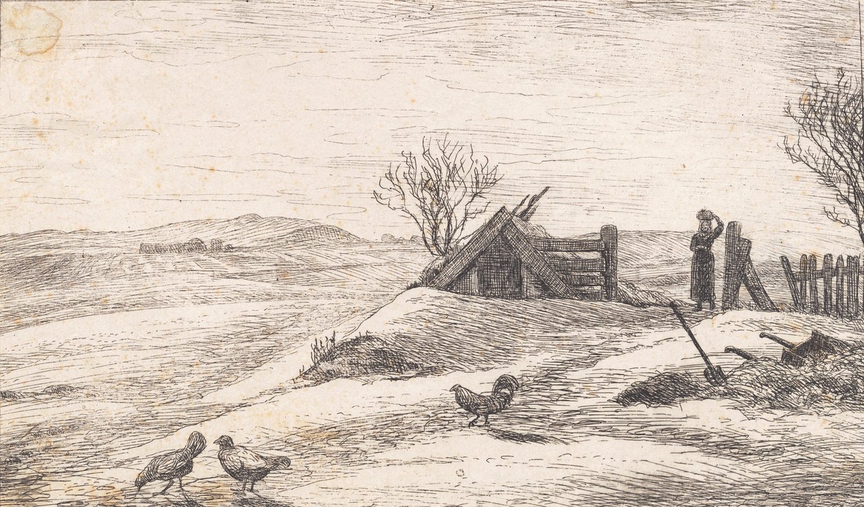 Paesaggio invernale a Vejby da P.C. Skovgaard