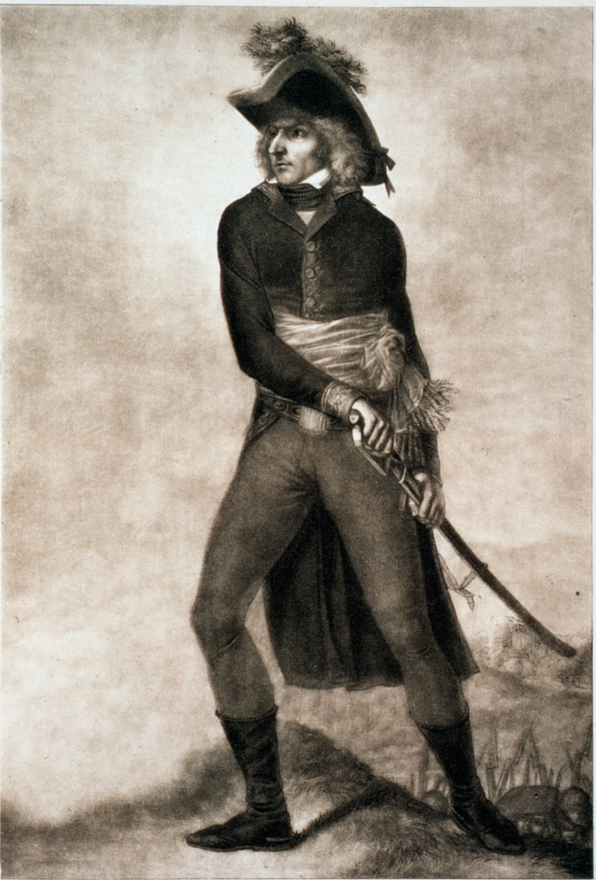 Carlo XIV Giovanni di Svezia, quando era maresciallo di Francia, c1804-c1810 da PM Mix