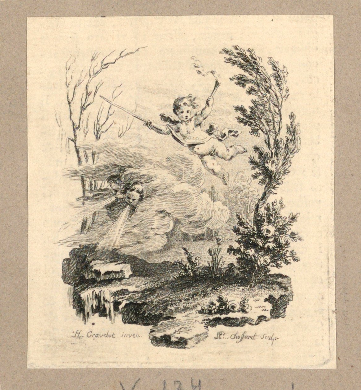 Stampa, inverno e primavera da P.P. Choffard