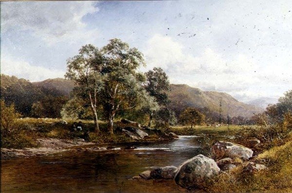 Veduta di Abbot Hall, Kendal da P. Crosthwaite