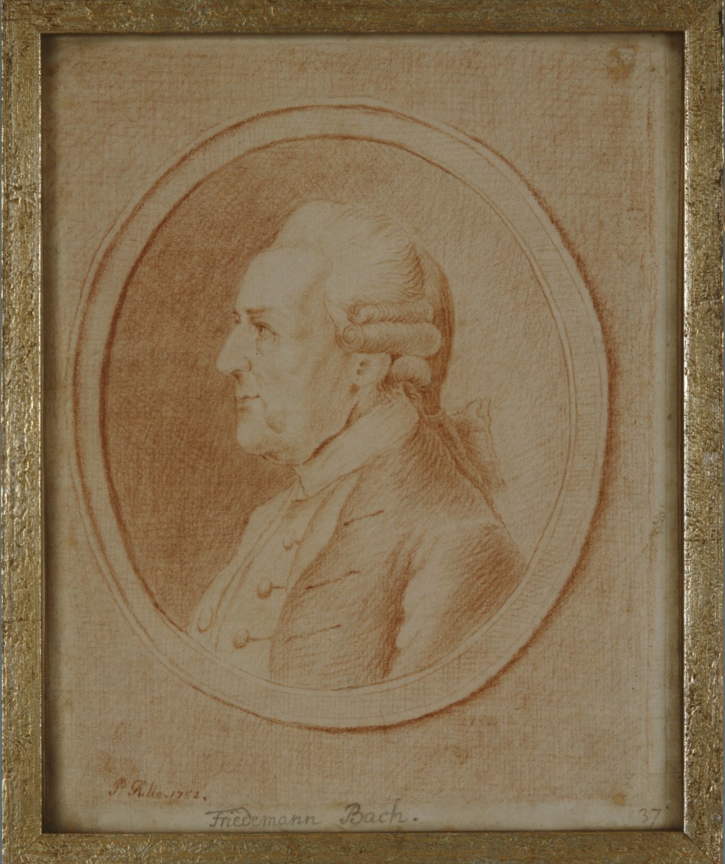 Wilhelm Friedrich Bach, 1782 da P. Guelle or Gulle