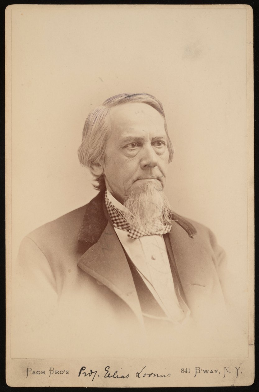 Ritratto di Elias Loomis da Pach Bros