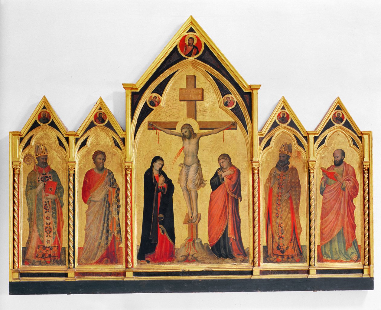 Crocifissione con santi, 1310 da Pacino di Buonaguida