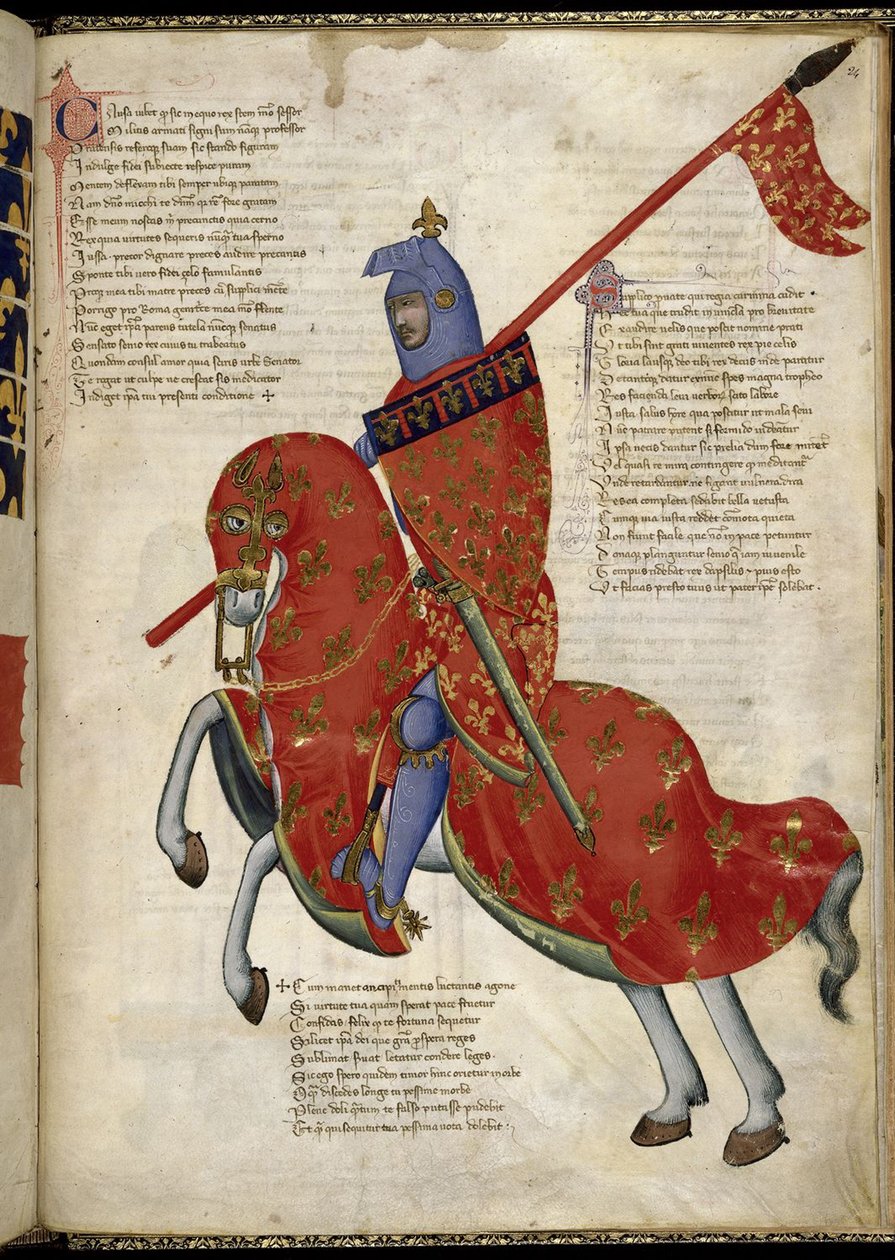 Un cavaliere di Prato Da Regia Carmina di Convenevole da Prato da Pacino di Buonaguida