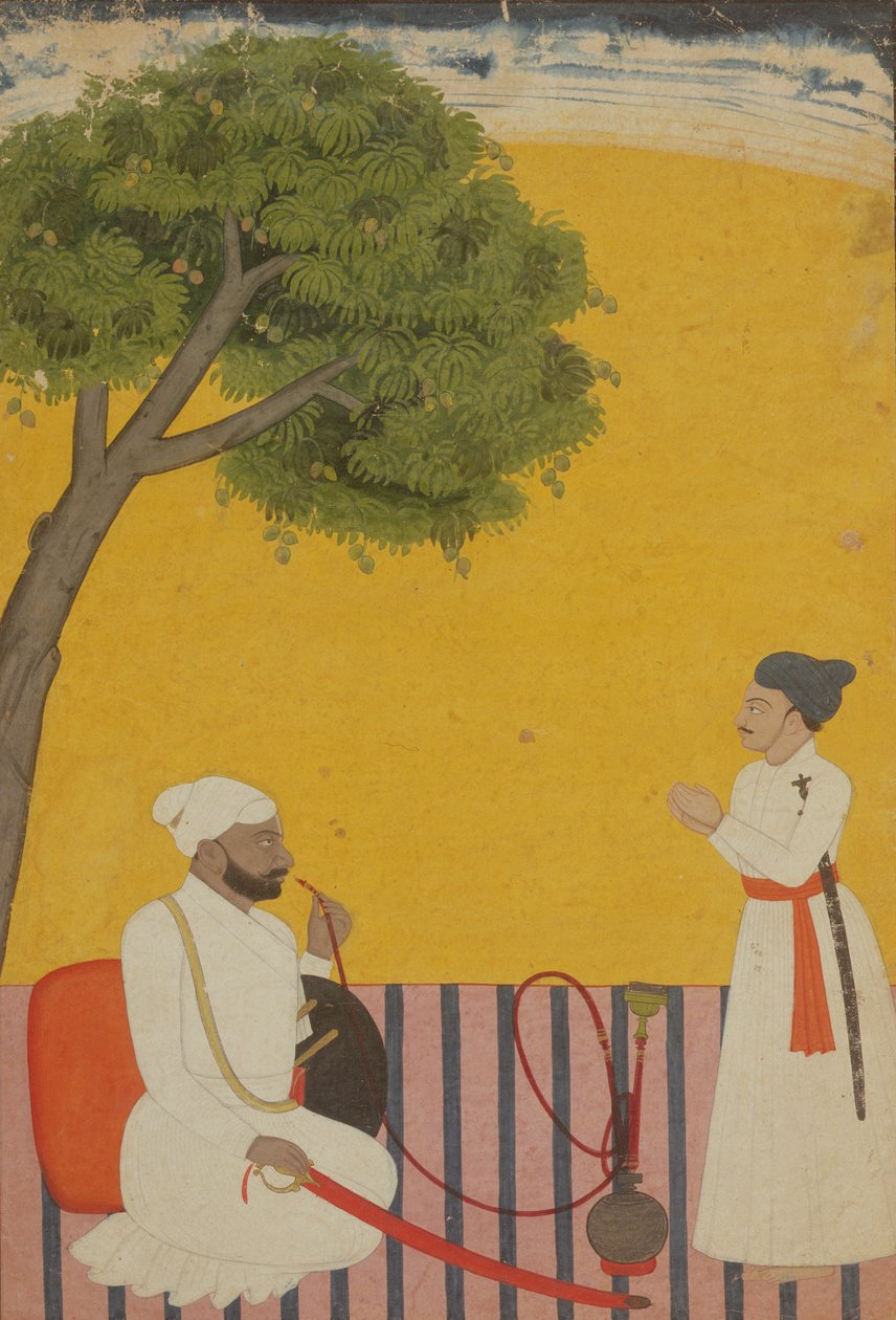 Ritratto di un principe, Jammu, Kashmir, 1760 da Pahari School