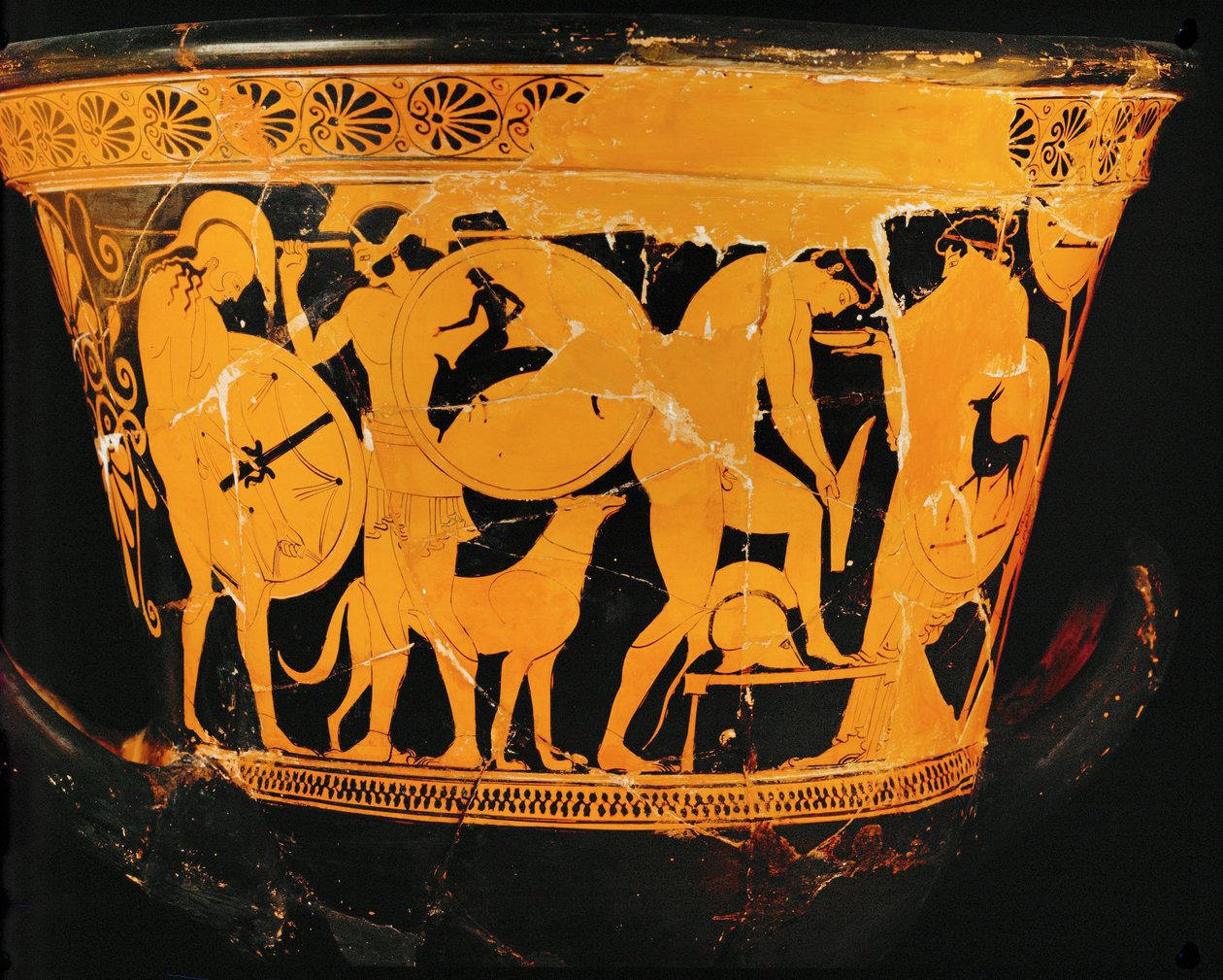 Guerrieri che indossano l