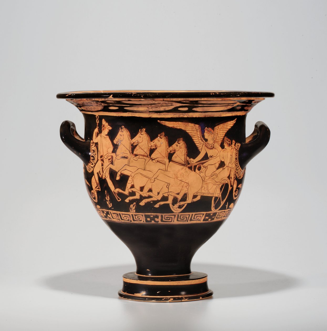 Cratere a campana a figure rosse attico, c.390-370 a.C. da Painter of London F64