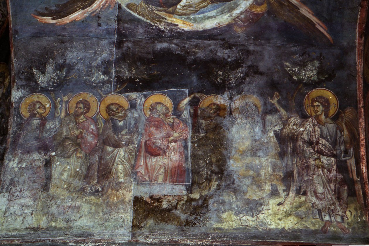 Affreschi nella Chiesa della Theotokos Peribleptos da Painters Michael Ephtichius