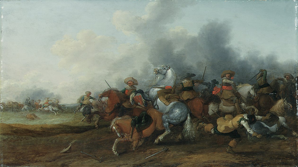 Uno scontro di cavalleria, 1632 da Palamedes Palamedesz
