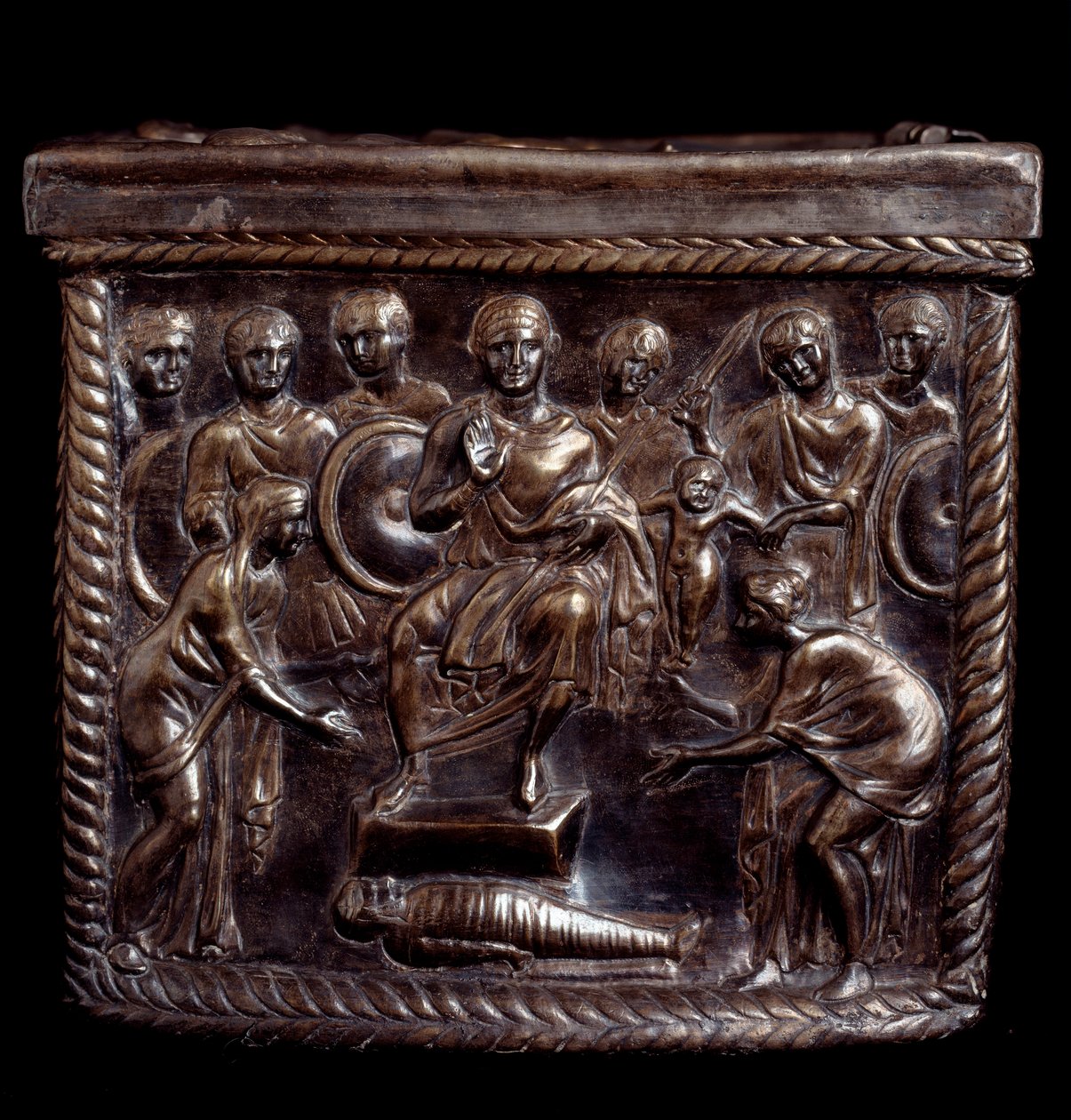 Arte paleocristiana: reliquiario d