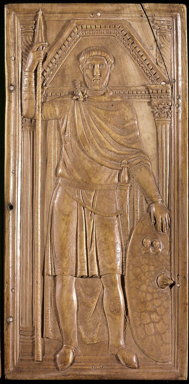 Stilicone in armi, generale, patrizio e console dell