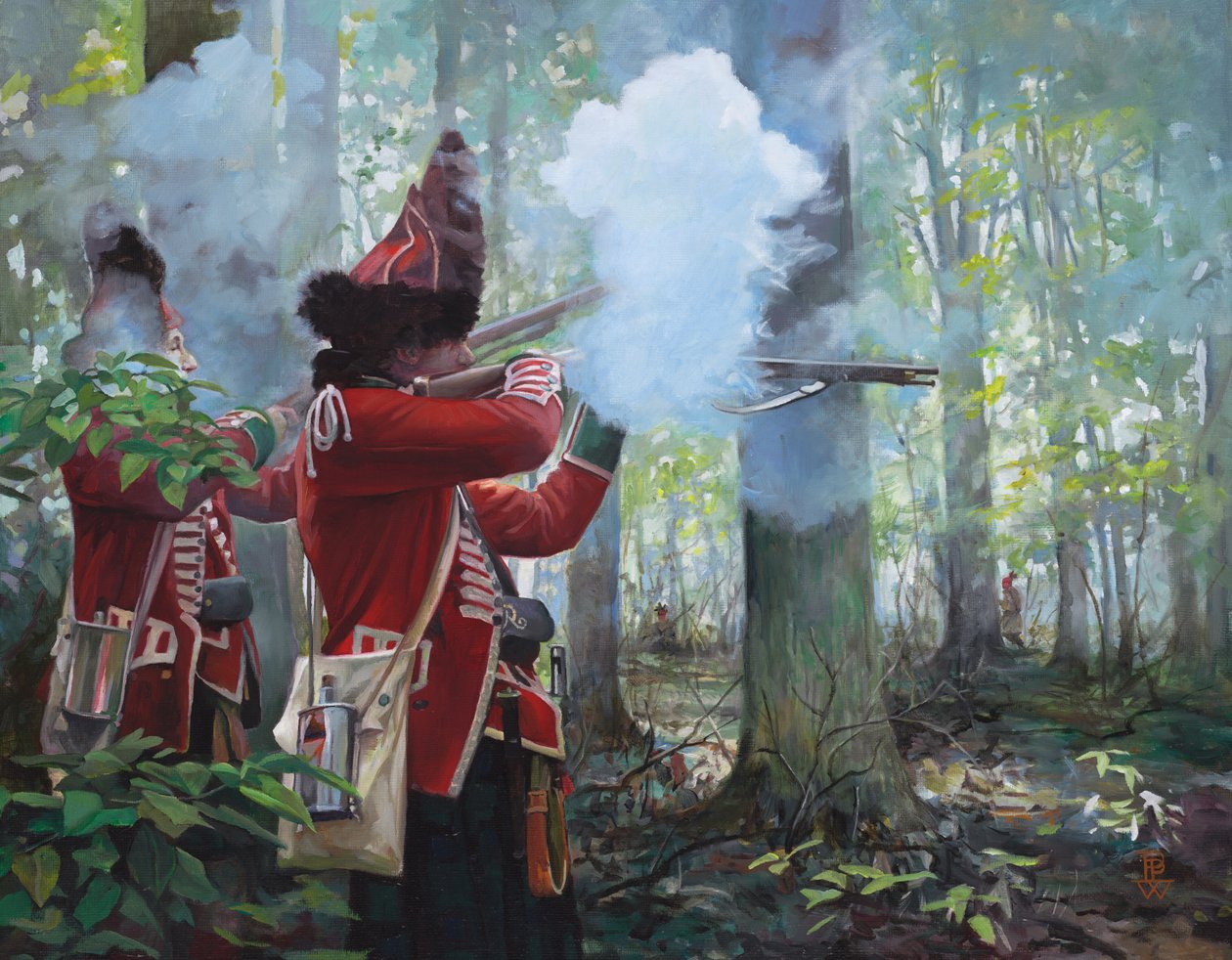 77° Highlanders, 2017 (olio su tela) da Pamela Patrick White