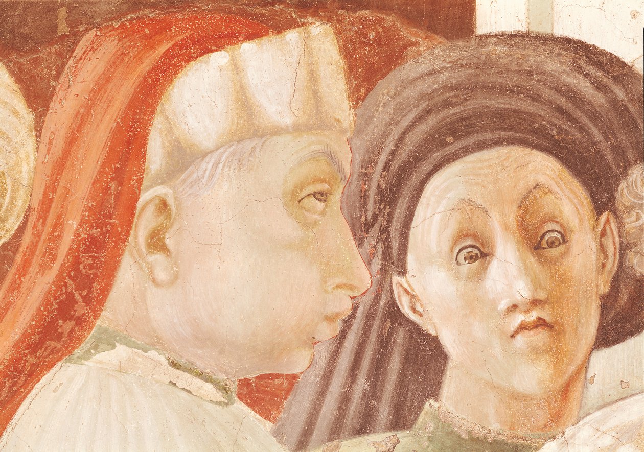 La disputa di Santo Stefano, 1433-34 (dettaglio) da Paolo Uccello