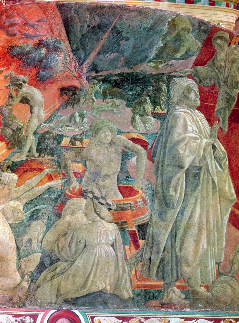 Il Grande Diluvio e il Ritiro delle Acque (dettaglio dell