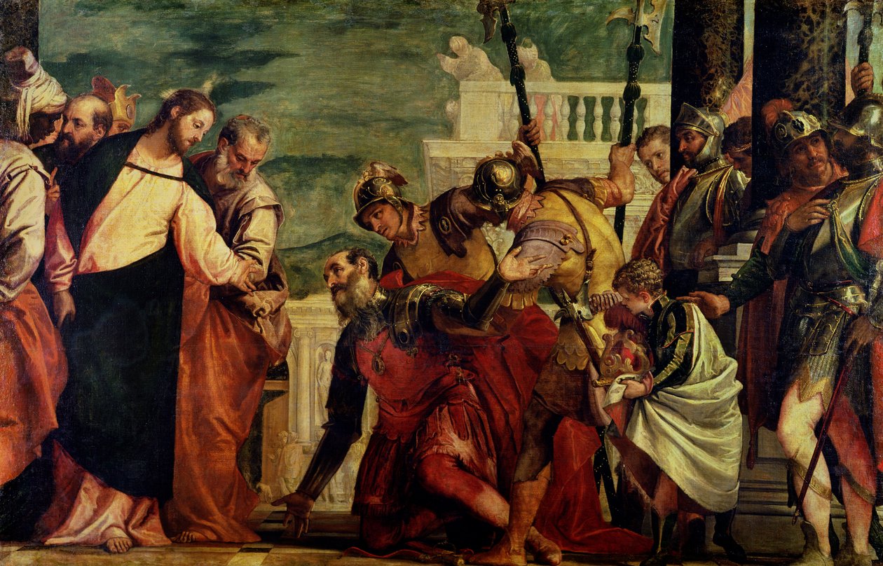 Gesù e il centurione da Paolo Veronese