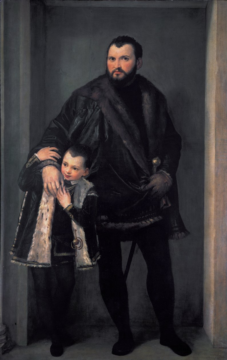 Ritratto del Conte Iseppo da Porto con suo figlio Adriano da Paolo Veronese
