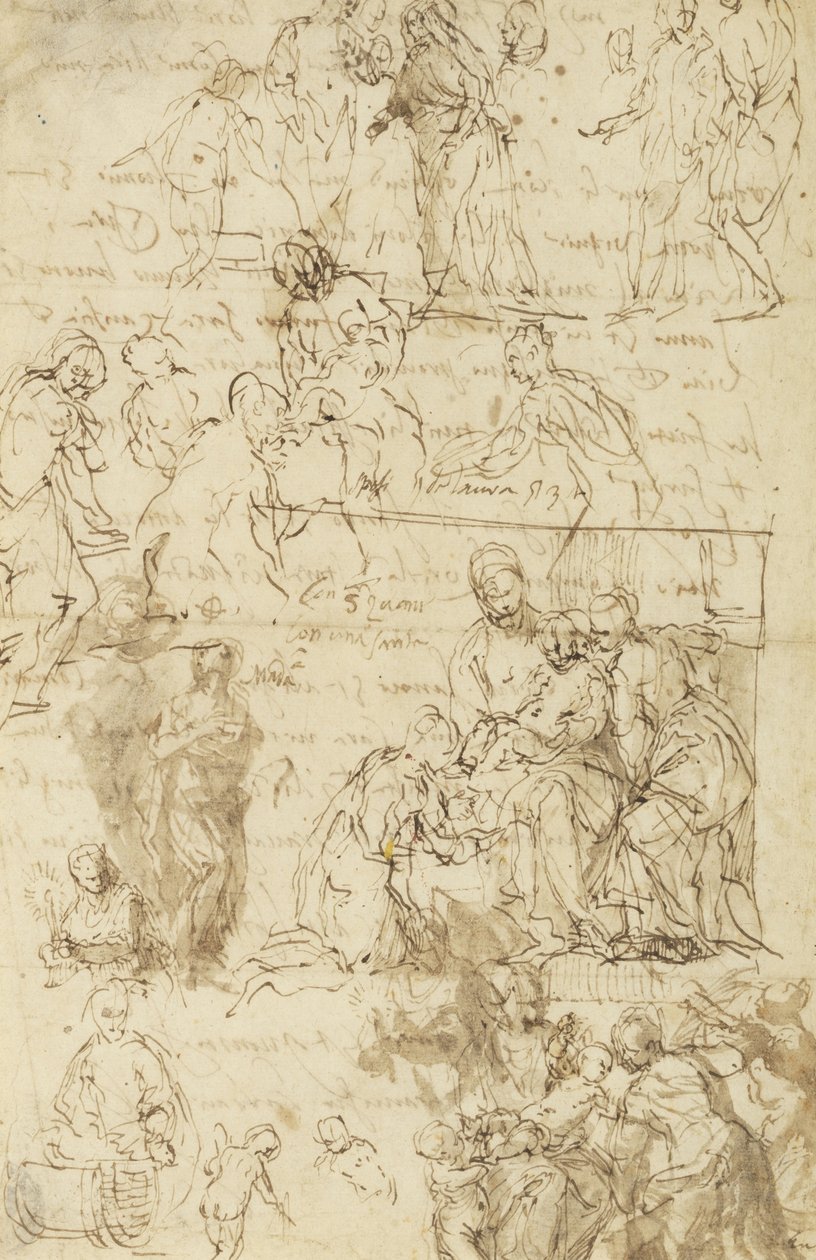 Il matrimonio mistico di Santa Caterina e altri studi da Paolo Veronese