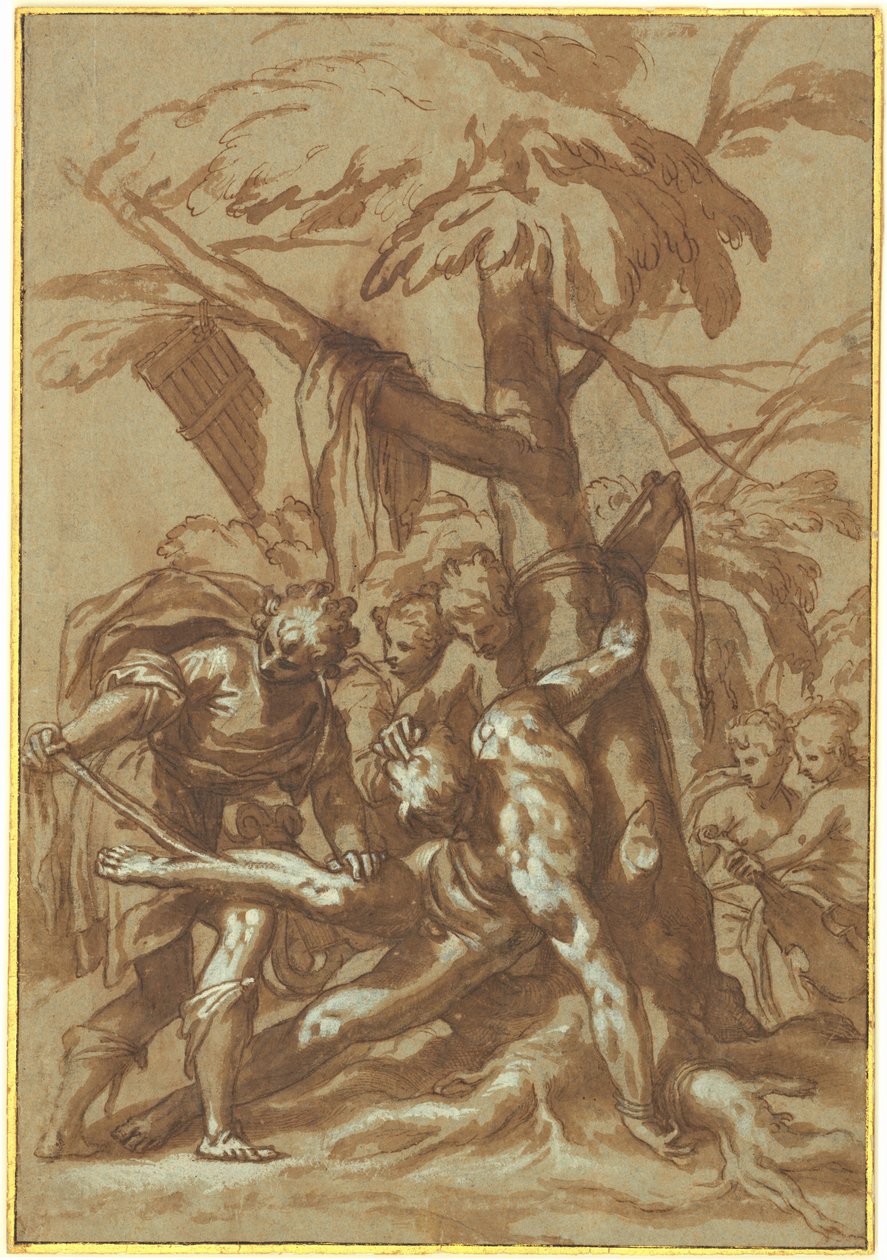 La scorticatura di Marsia da Paolo Farinati