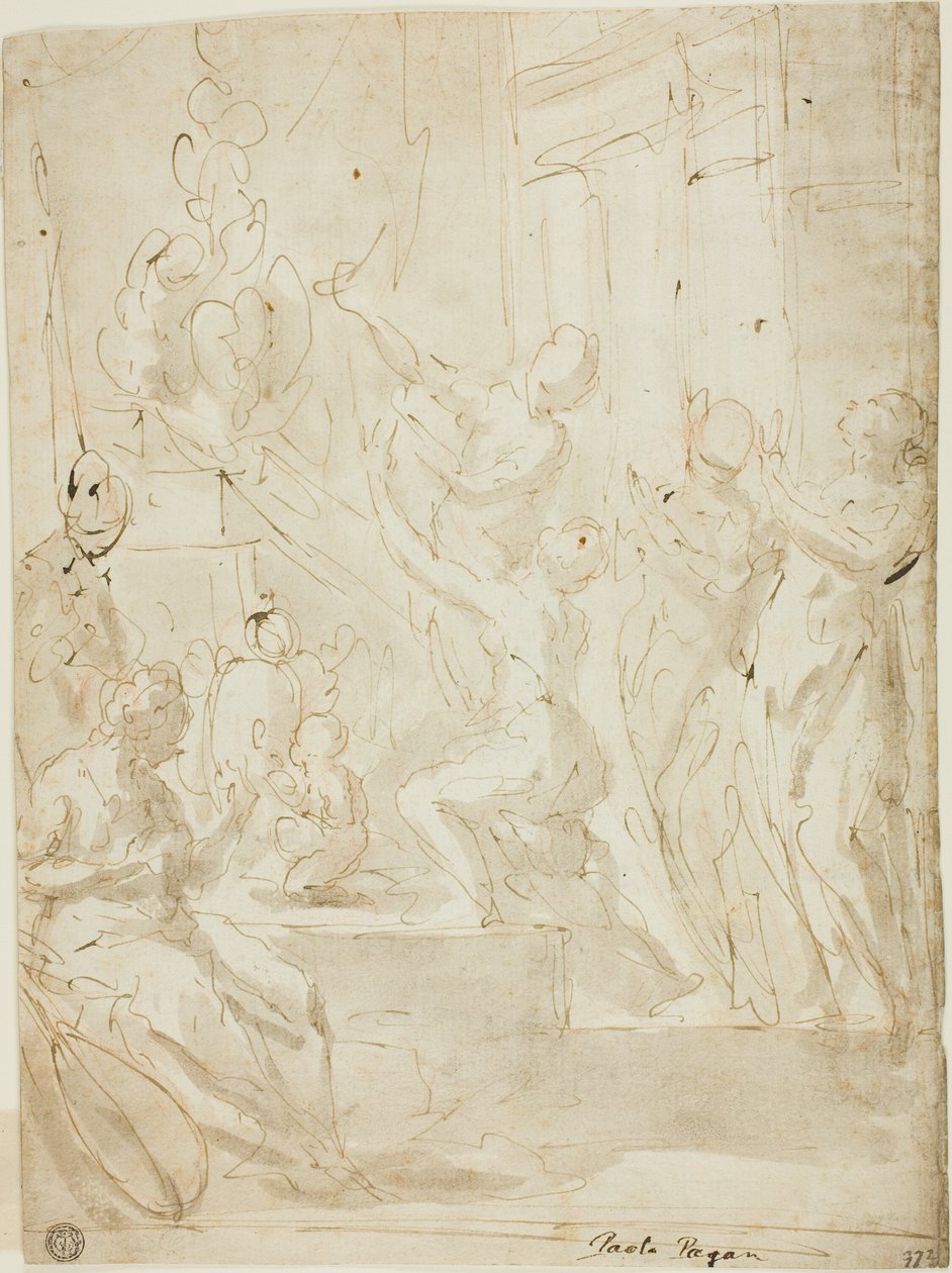 Figure a un Altare o Sacrificio Classico da Paolo Pagani
