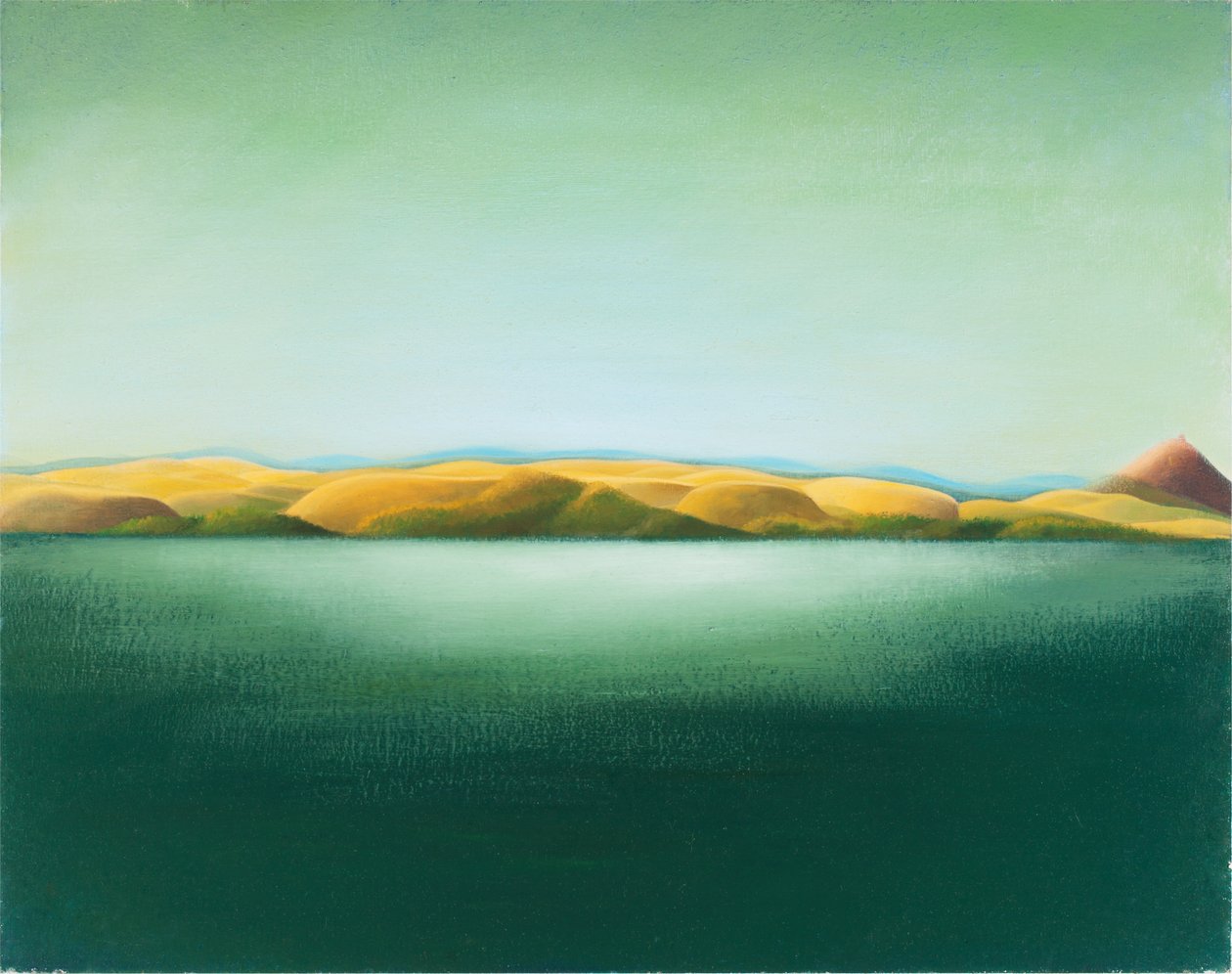 Paysage n°2, 2015 (olio su tavola) da Paolo Perfranceschi