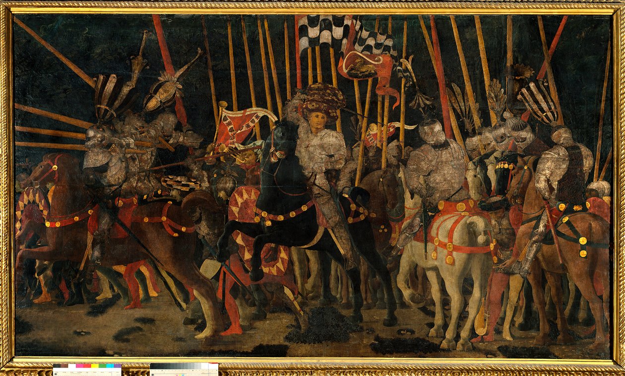 Battaglia di San Romano tra i Fiorentini e i Senesi da Paolo Uccello