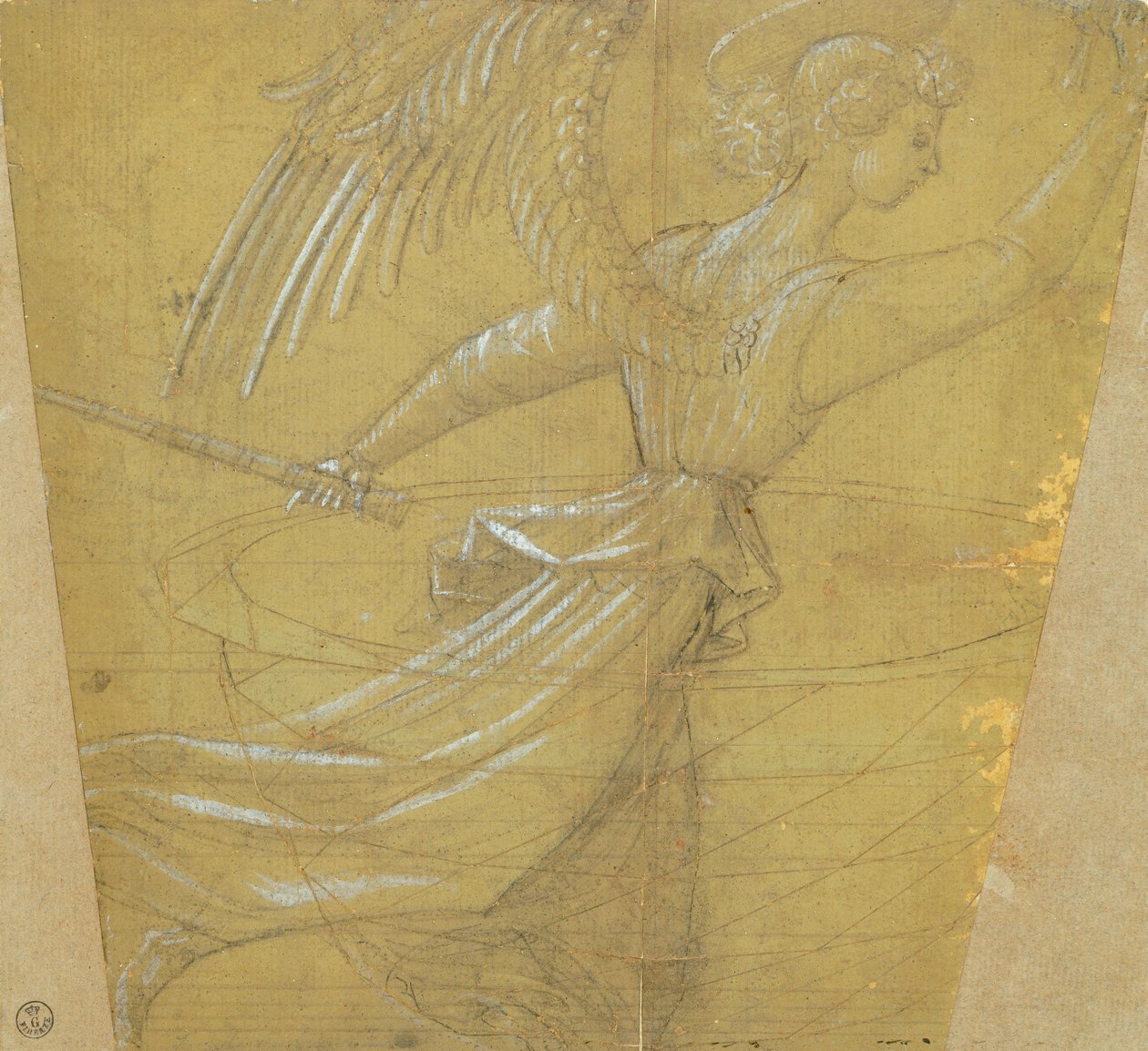 Studio di calice con angelo da Paolo Uccello