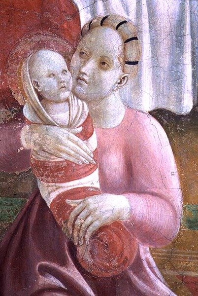 Le vite della Vergine e di Santo Stefano (dettaglio) da Paolo Uccello