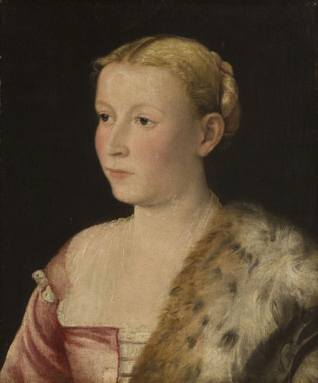 Venezia attiva, italiano - Ritratto di dama, 1550 circa, cat. 226 da Paolo Veronese
