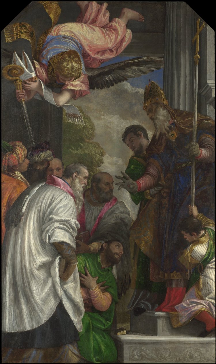 La consacrazione di San Nicola, 1562 da Paolo Veronese