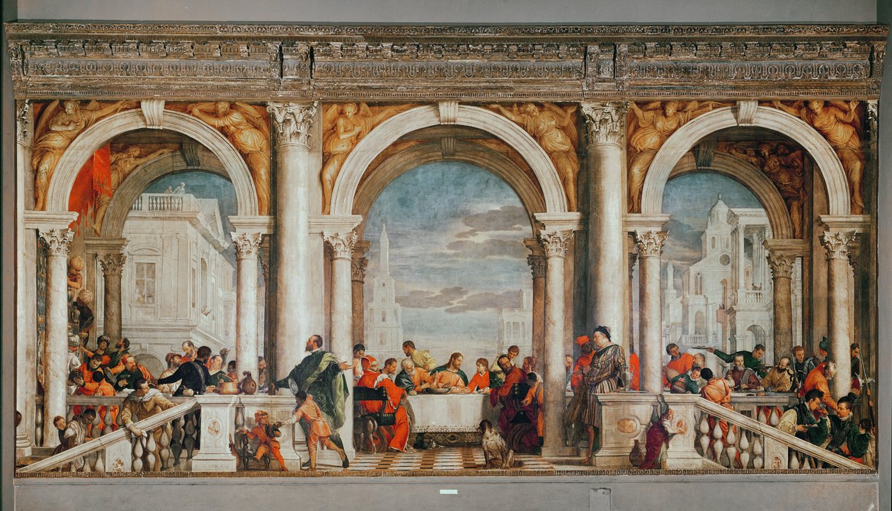 Il banchetto nella casa di Levi da Paolo Veronese