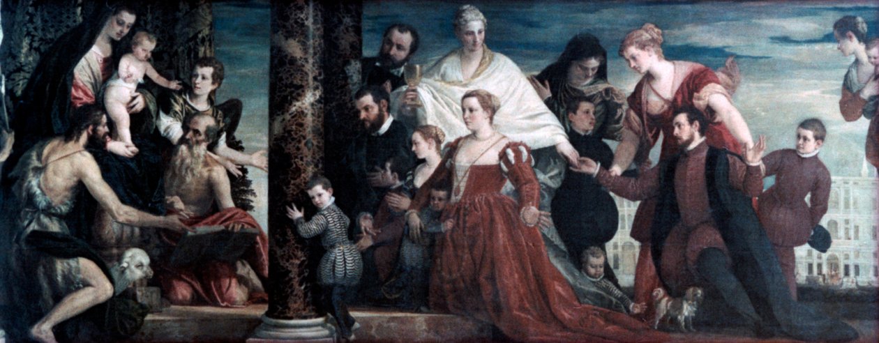 La Madonna e la famiglia Cuccina da Paolo Veronese