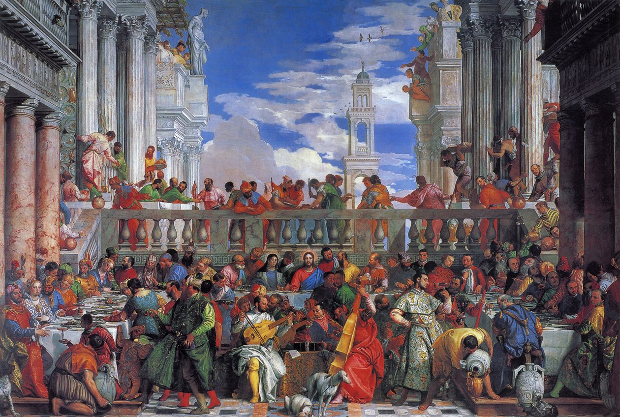 Le Nozze di Cana da Paolo Veronese