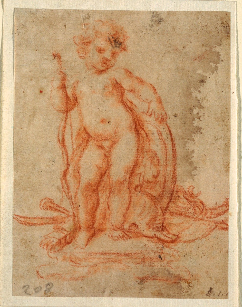 Disegno, progetto di Cupido e trofeo d