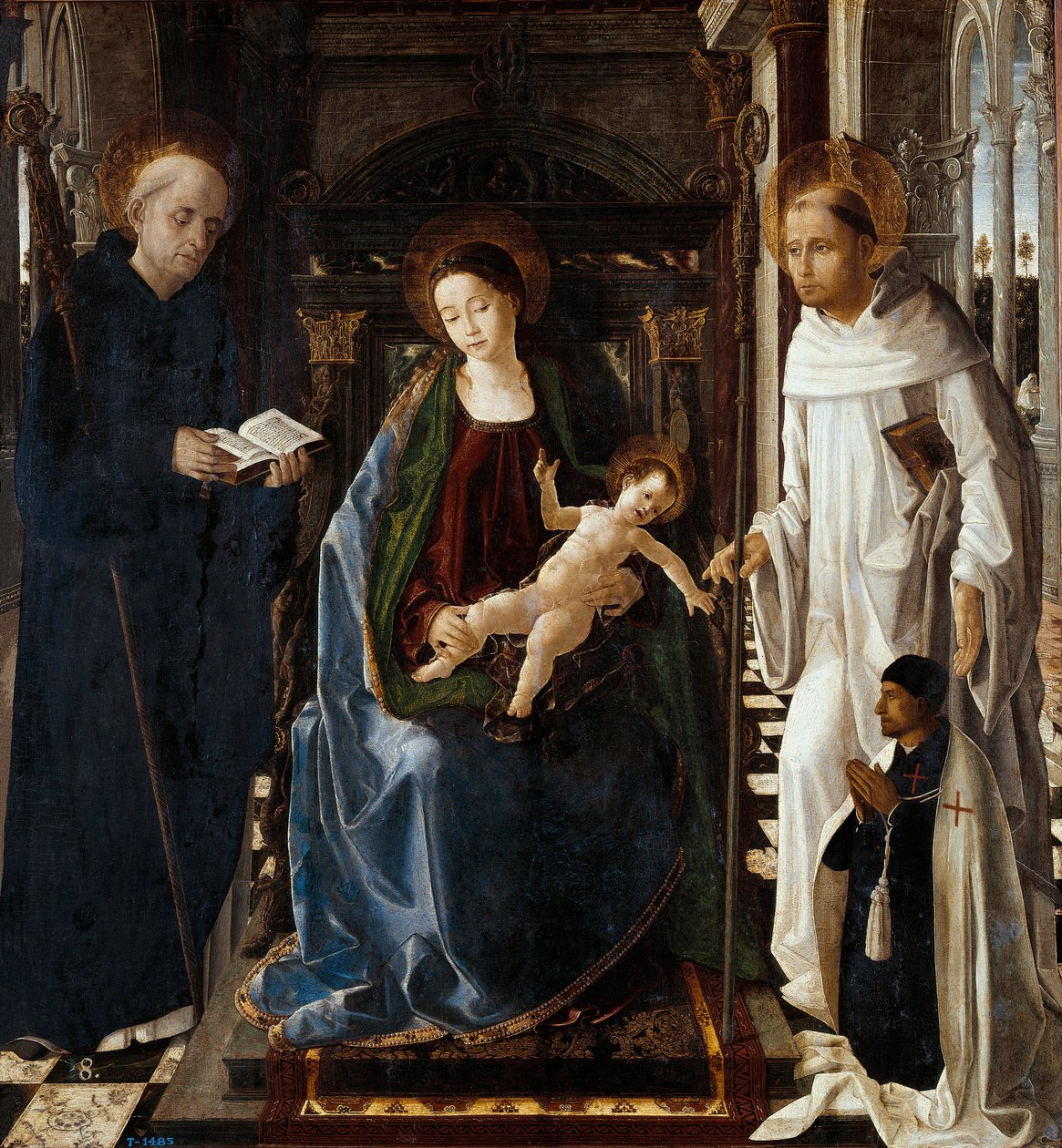 La Vergine del Cavaliere di Montesa da Paolo de San Leocadio