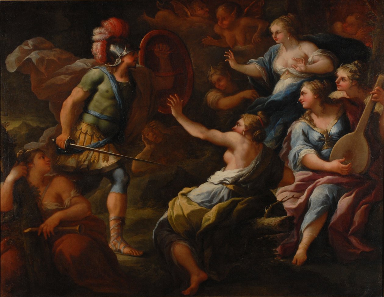 Achille Scoperto da Ulisse tra le Figlie di Licomede a Sciro da Paolo di Matteis