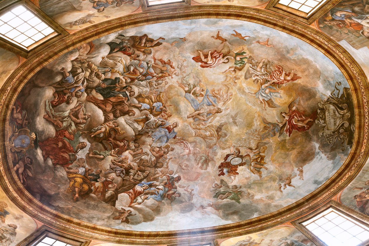 Affreschi raffiguranti la vita di San Cataldo da Paolo di Matteis