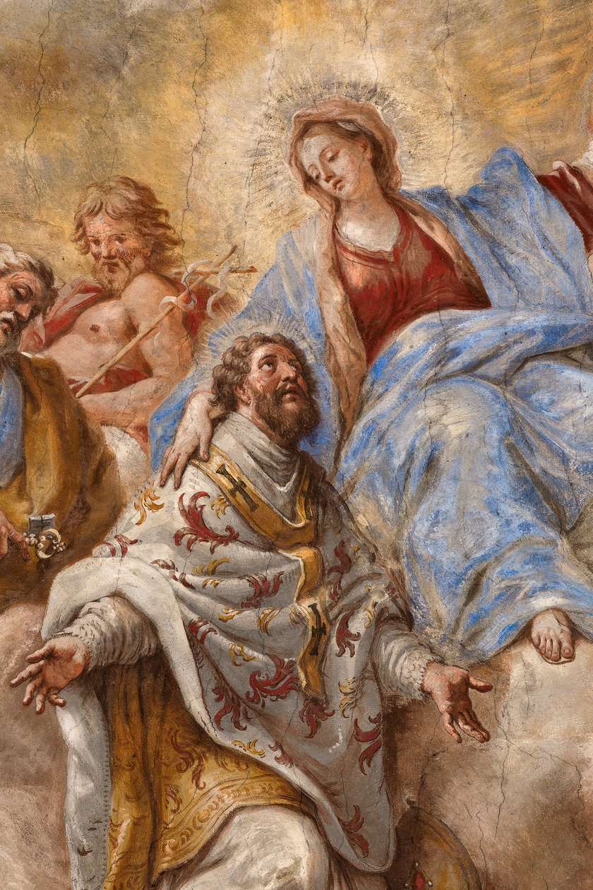 Affreschi raffiguranti la vita di San Cataldo da Paolo di Matteis