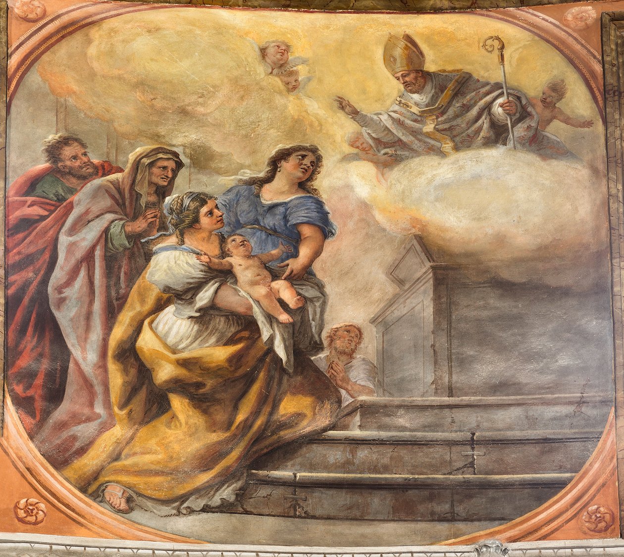 Affreschi raffiguranti la vita di San Cataldo da Paolo di Matteis