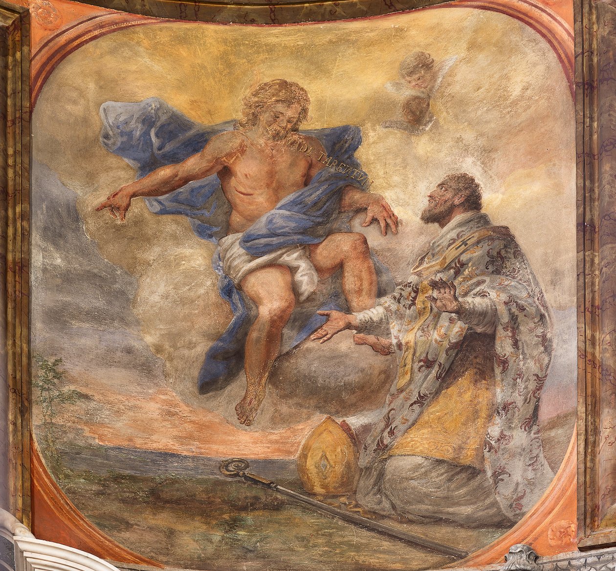 Affreschi raffiguranti la vita di San Cataldo da Paolo di Matteis