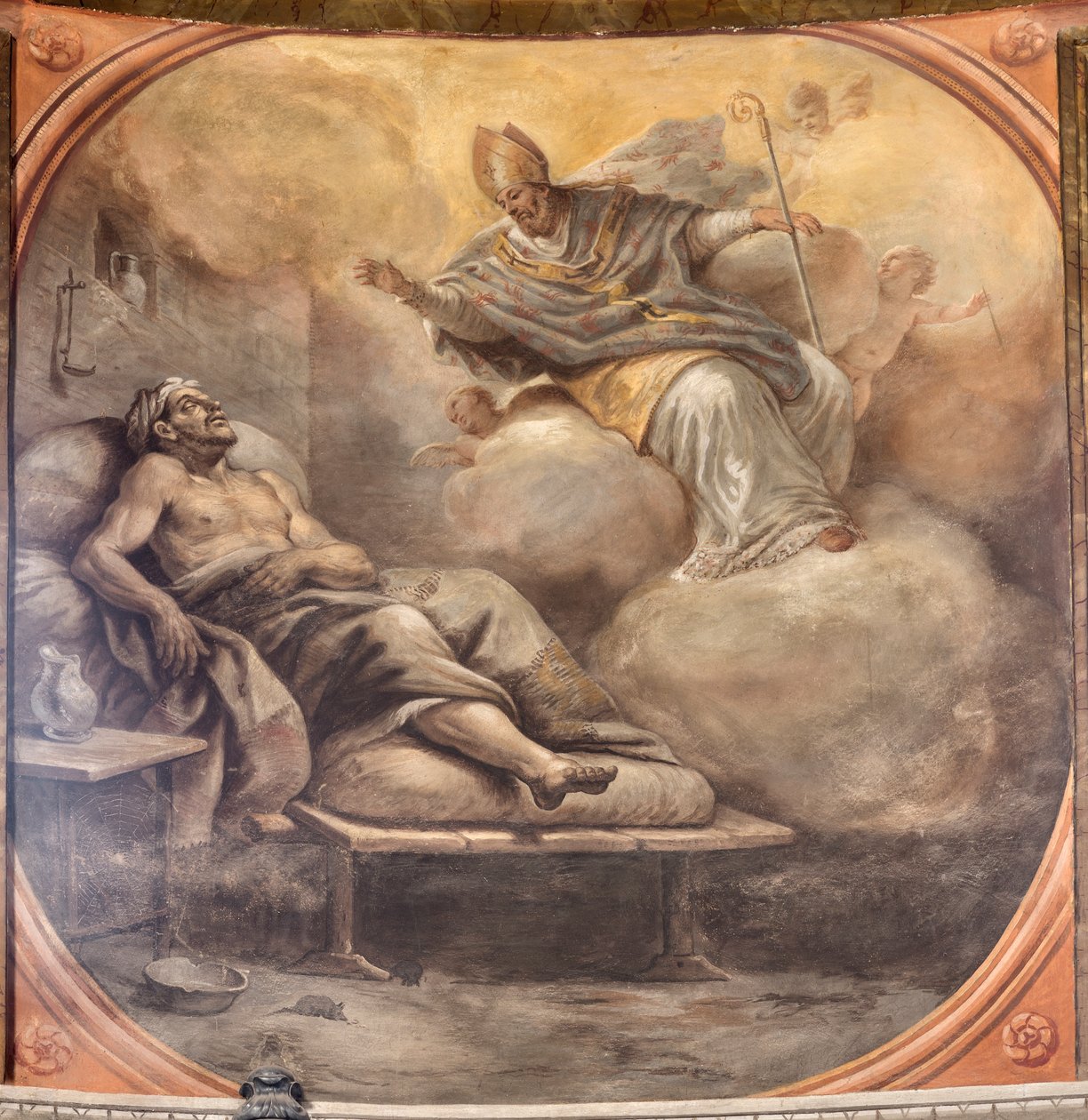 Affreschi raffiguranti la vita di San Cataldo da Paolo di Matteis