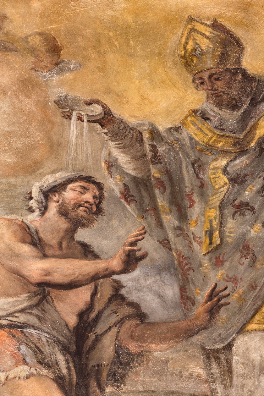 Affreschi raffiguranti la vita di San Cataldo da Paolo di Matteis
