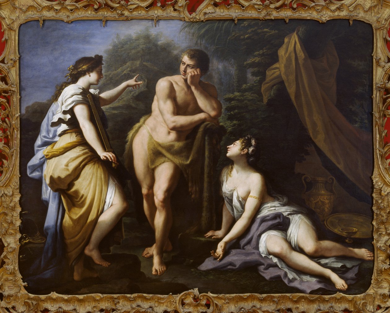 La scelta di Ercole, 1712 da Paolo di Matteis