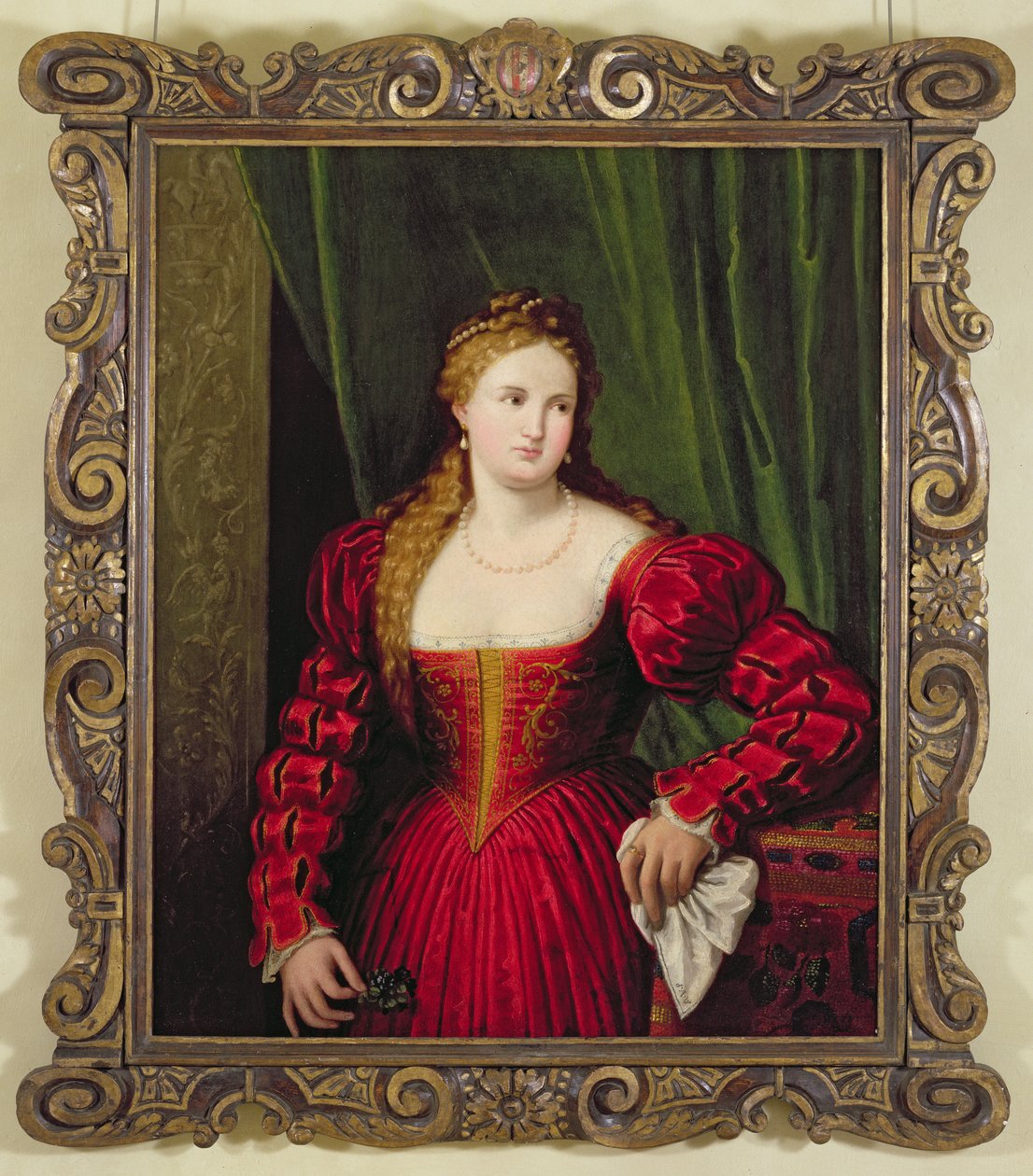 Ritratto di Violante, figlia di Palma Vecchio, 1530-35 da Paris Bordone