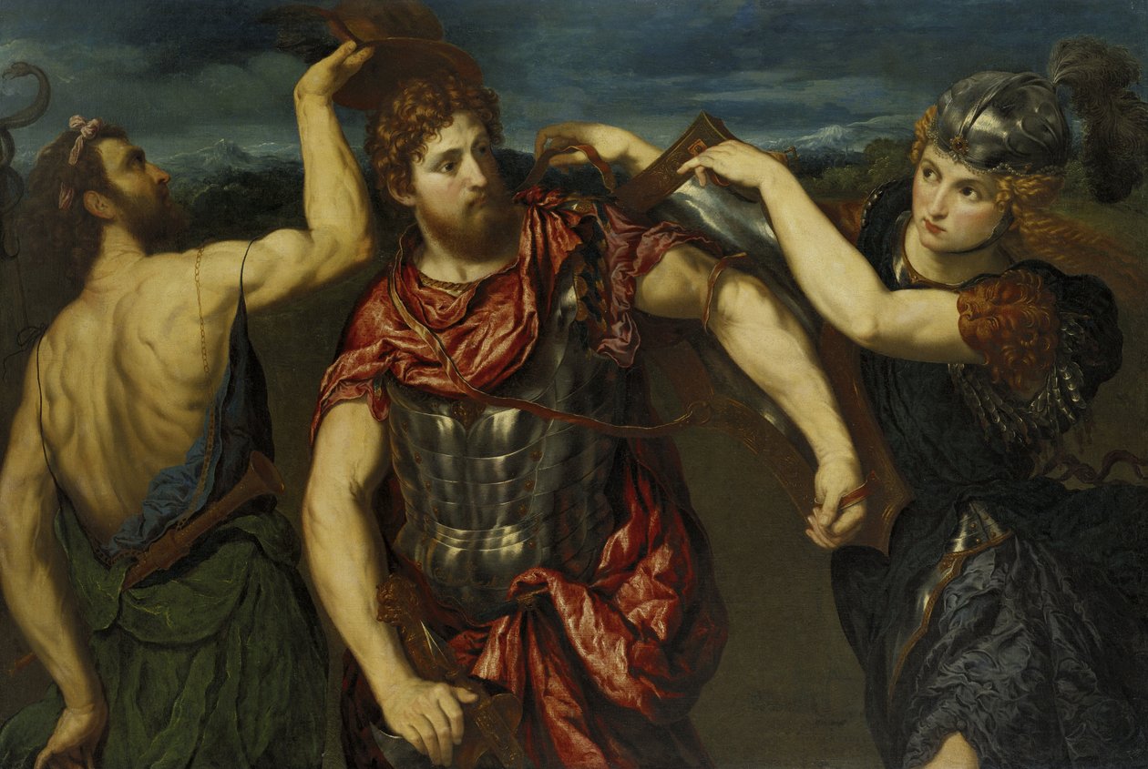 Perseo armato da Mercurio e Minerva da Paris Bordone